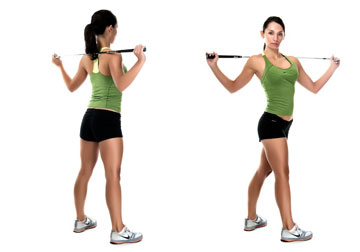 standing rotation stretch